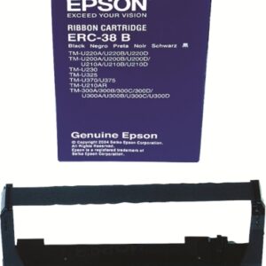 Ribon Original Epson Black, S015374, pentru TMU200, (timbru verde 0.15 lei),  "C43S015374"(RAPO)
