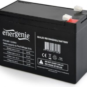 ACUMULATOR UPS GEMBIRD 12V /   9Ah, terminal F2(T2), dimensiune: 151x65x94mm, inaltime+terminal: 100mm, "BAT-12V9AH" (timbru verde 0.5 lei)